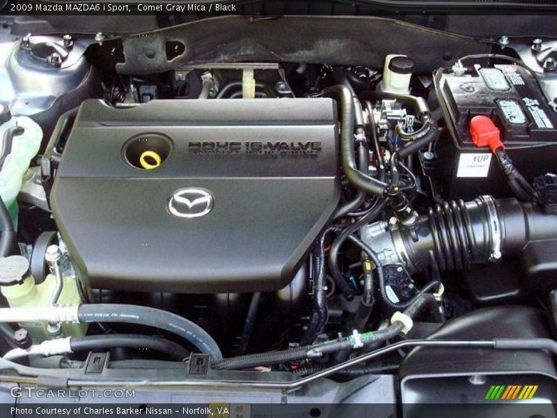 Comet Gray Mica / Black 2009 Mazda MAZDA6 i Sport
