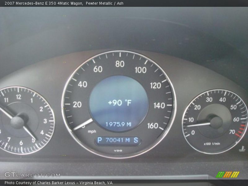  2007 E 350 4Matic Wagon 350 4Matic Wagon Gauges