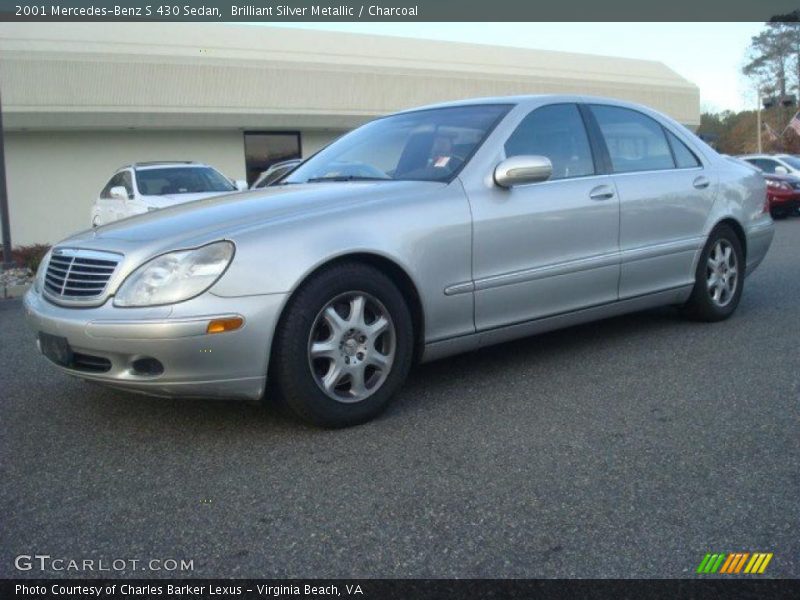 Brilliant Silver Metallic / Charcoal 2001 Mercedes-Benz S 430 Sedan
