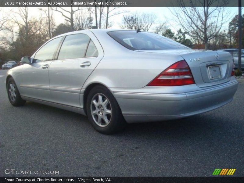 Brilliant Silver Metallic / Charcoal 2001 Mercedes-Benz S 430 Sedan
