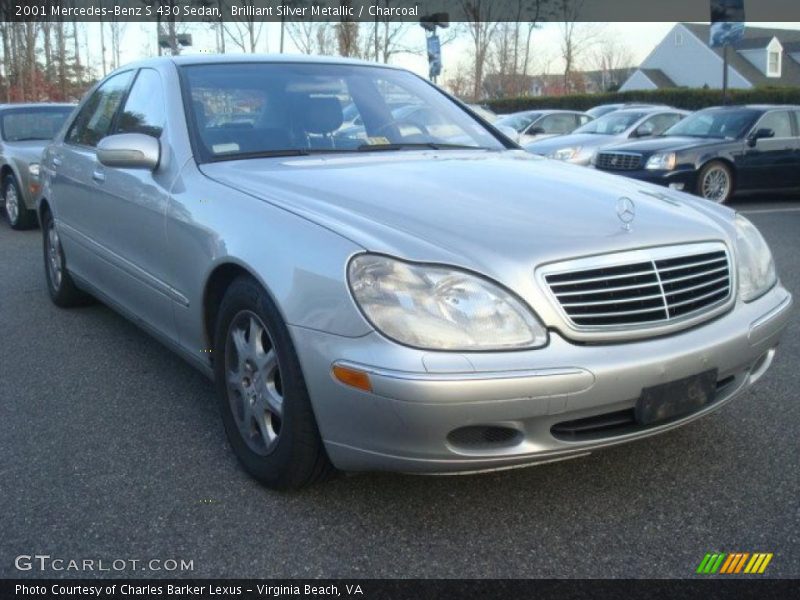 Brilliant Silver Metallic / Charcoal 2001 Mercedes-Benz S 430 Sedan