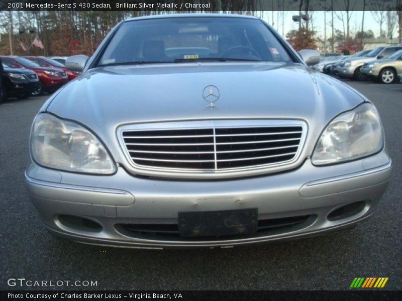 Brilliant Silver Metallic / Charcoal 2001 Mercedes-Benz S 430 Sedan