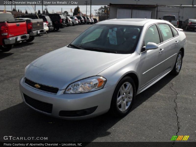 Silver Ice Metallic / Gray 2010 Chevrolet Impala LT