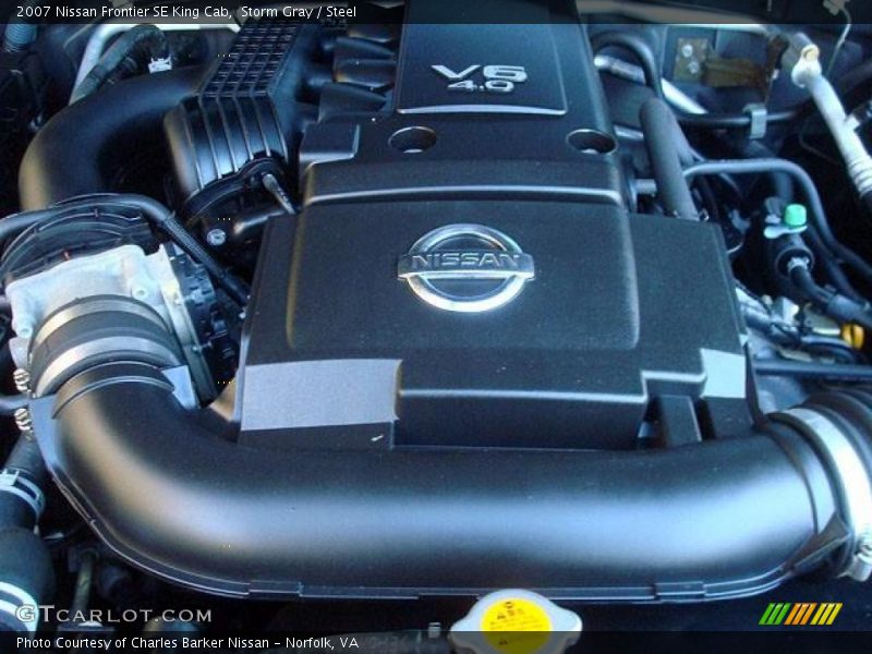 2007 Frontier SE King Cab Engine - 4.0 Liter DOHC 24-Valve VVT V6