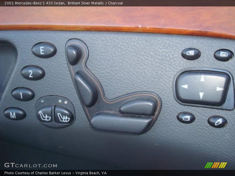Brilliant Silver Metallic / Charcoal 2001 Mercedes-Benz S 430 Sedan