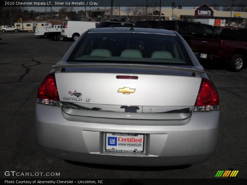 Silver Ice Metallic / Gray 2010 Chevrolet Impala LT