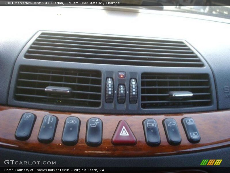 Brilliant Silver Metallic / Charcoal 2001 Mercedes-Benz S 430 Sedan