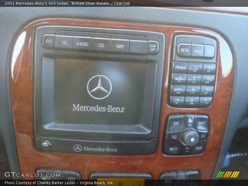 Brilliant Silver Metallic / Charcoal 2001 Mercedes-Benz S 430 Sedan