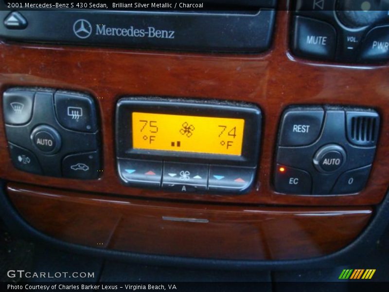 Brilliant Silver Metallic / Charcoal 2001 Mercedes-Benz S 430 Sedan