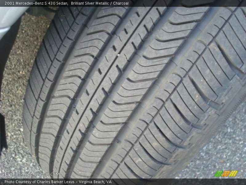 Brilliant Silver Metallic / Charcoal 2001 Mercedes-Benz S 430 Sedan