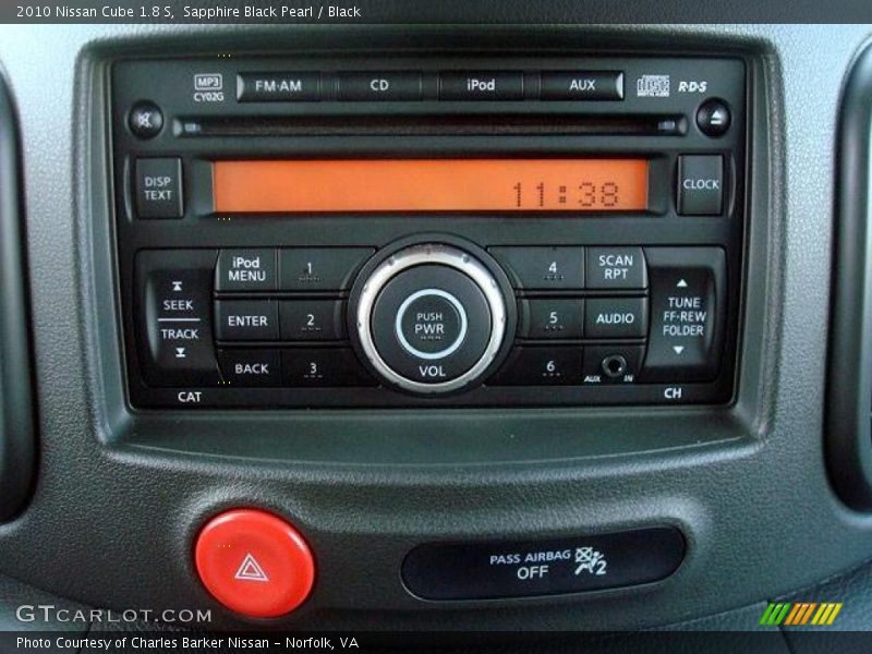 Sapphire Black Pearl / Black 2010 Nissan Cube 1.8 S