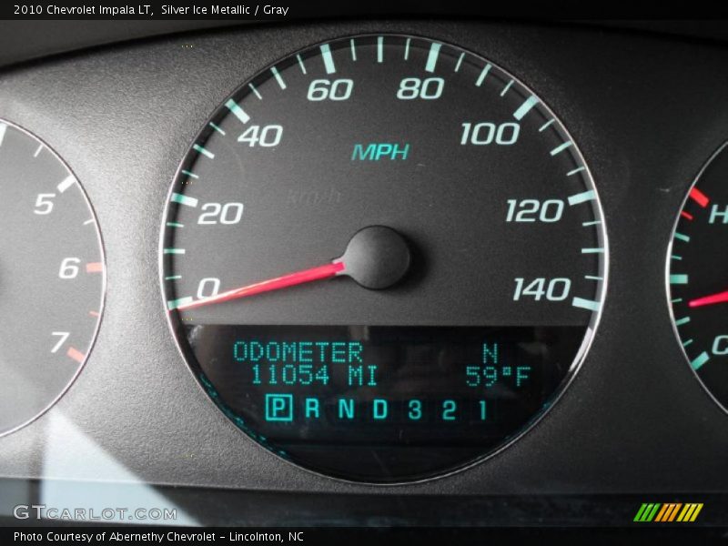 Silver Ice Metallic / Gray 2010 Chevrolet Impala LT