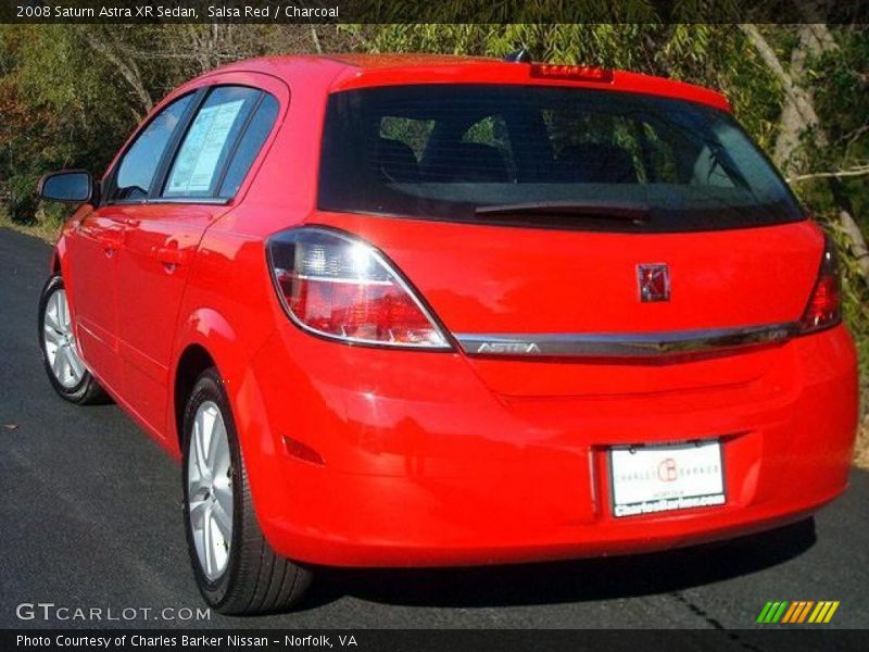 Salsa Red / Charcoal 2008 Saturn Astra XR Sedan