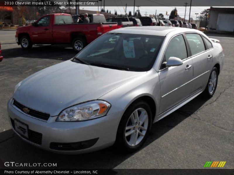 Silver Ice Metallic / Gray 2010 Chevrolet Impala LTZ