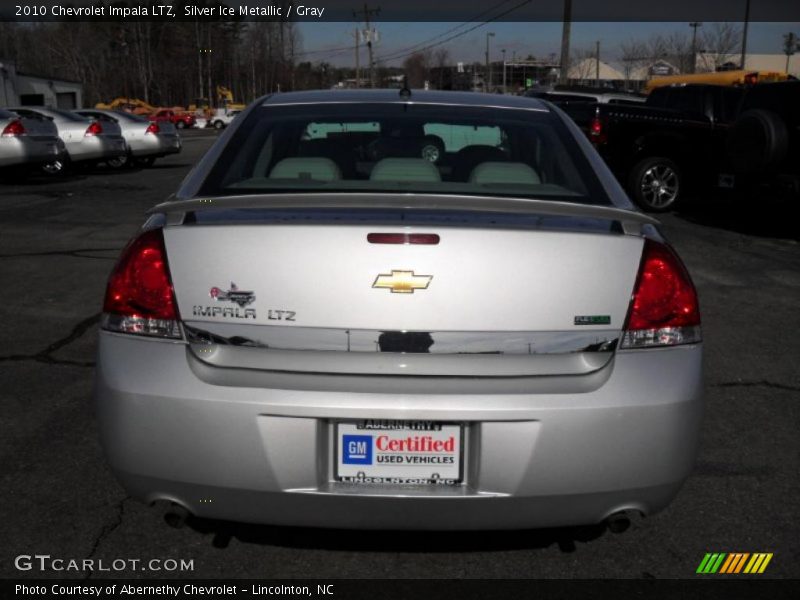 Silver Ice Metallic / Gray 2010 Chevrolet Impala LTZ