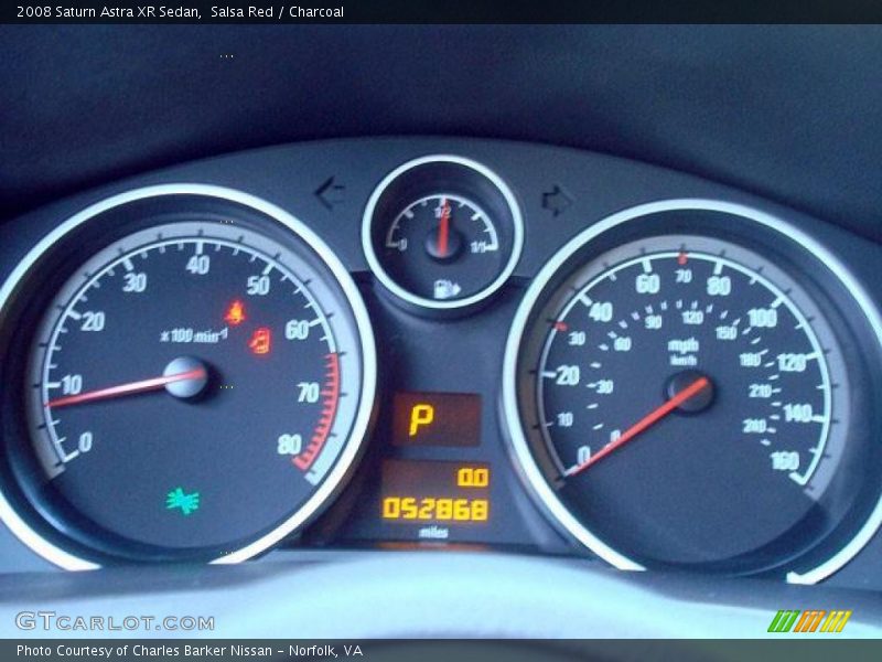  2008 Astra XR Sedan XR Sedan Gauges