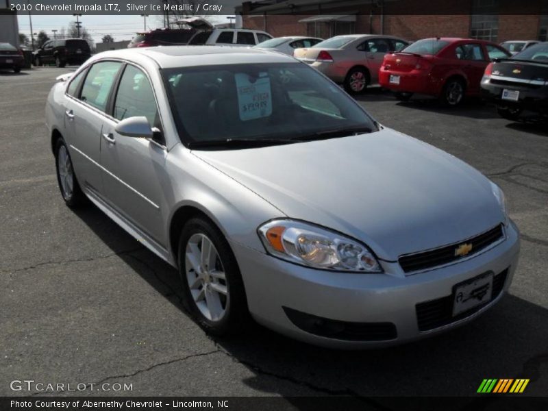 Silver Ice Metallic / Gray 2010 Chevrolet Impala LTZ