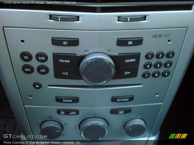 Controls of 2008 Astra XR Sedan