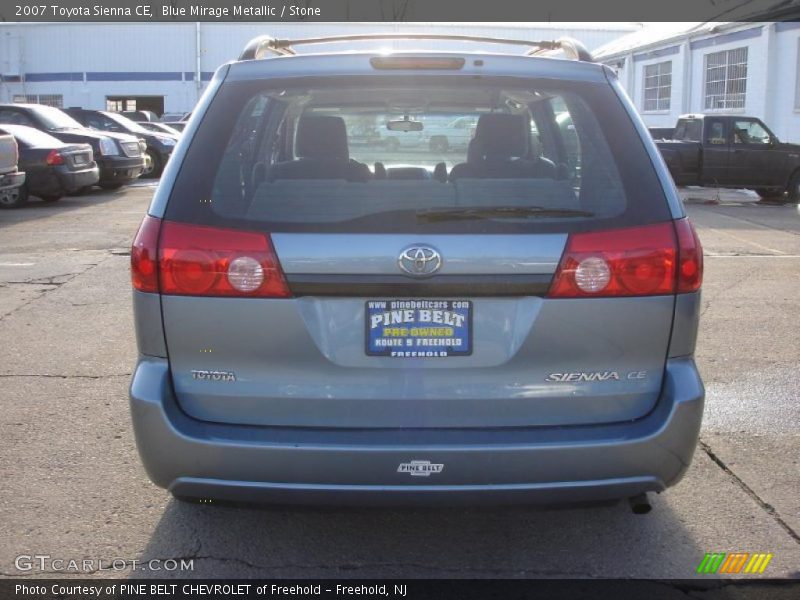 Blue Mirage Metallic / Stone 2007 Toyota Sienna CE
