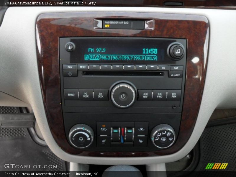 Silver Ice Metallic / Gray 2010 Chevrolet Impala LTZ