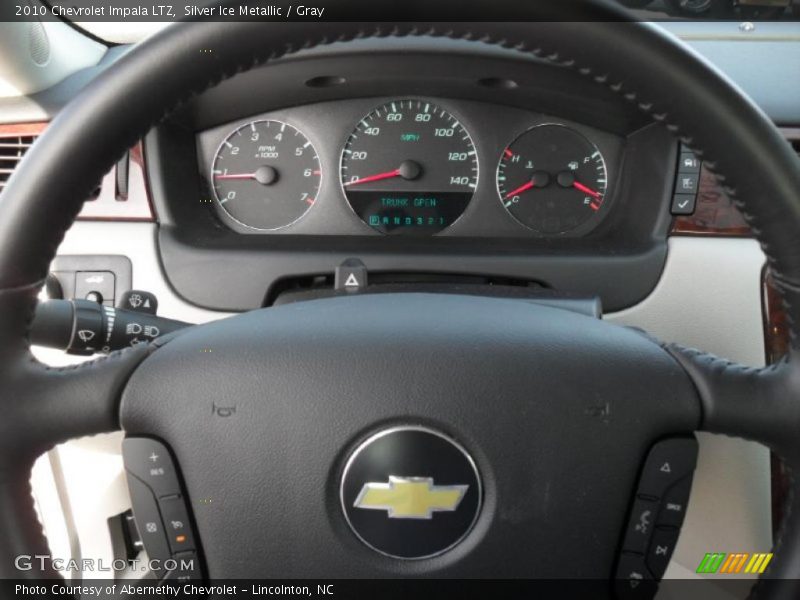 Silver Ice Metallic / Gray 2010 Chevrolet Impala LTZ