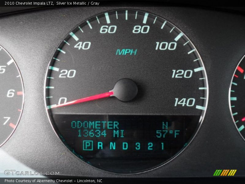 Silver Ice Metallic / Gray 2010 Chevrolet Impala LTZ