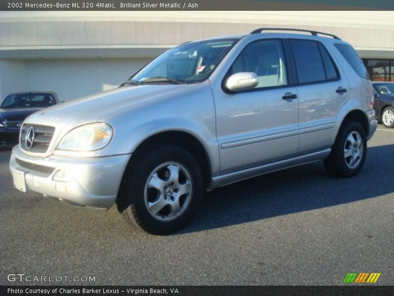Brilliant Silver Metallic / Ash 2002 Mercedes-Benz ML 320 4Matic