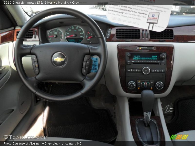 Silver Ice Metallic / Gray 2010 Chevrolet Impala LTZ
