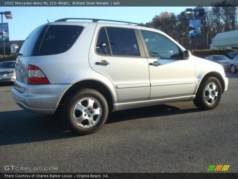 Brilliant Silver Metallic / Ash 2002 Mercedes-Benz ML 320 4Matic