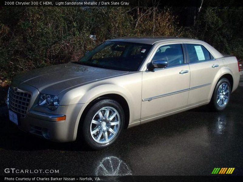 Light Sandstone Metallic / Dark Slate Gray 2008 Chrysler 300 C HEMI