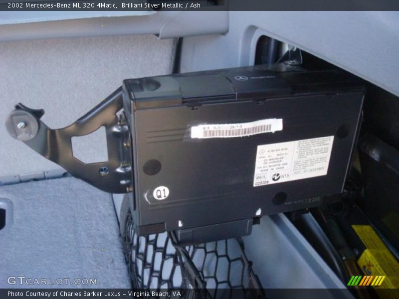 Brilliant Silver Metallic / Ash 2002 Mercedes-Benz ML 320 4Matic