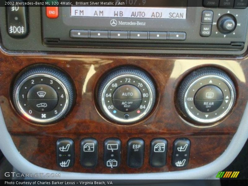 Brilliant Silver Metallic / Ash 2002 Mercedes-Benz ML 320 4Matic