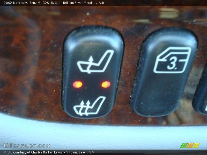 Brilliant Silver Metallic / Ash 2002 Mercedes-Benz ML 320 4Matic