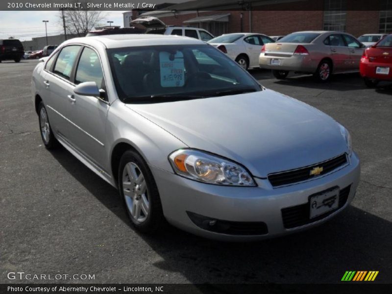 Silver Ice Metallic / Gray 2010 Chevrolet Impala LT