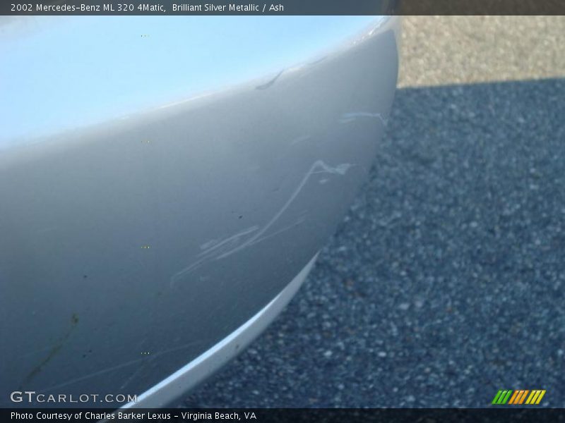 Brilliant Silver Metallic / Ash 2002 Mercedes-Benz ML 320 4Matic