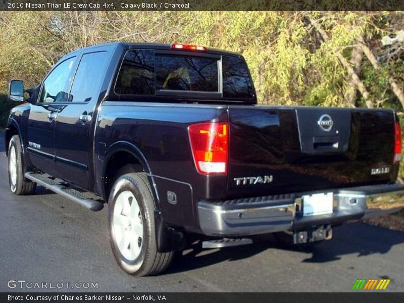 Galaxy Black / Charcoal 2010 Nissan Titan LE Crew Cab 4x4
