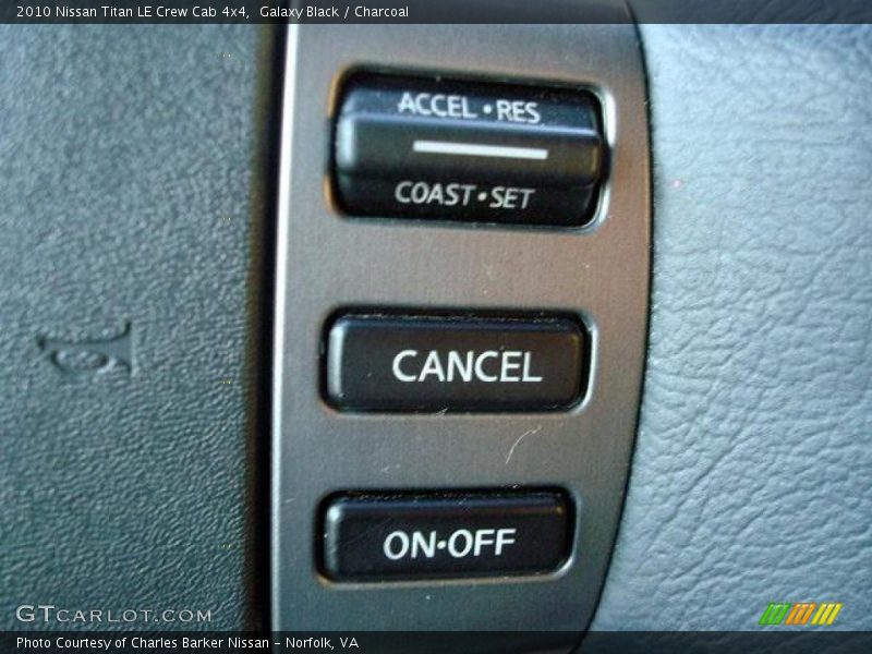 Controls of 2010 Titan LE Crew Cab 4x4