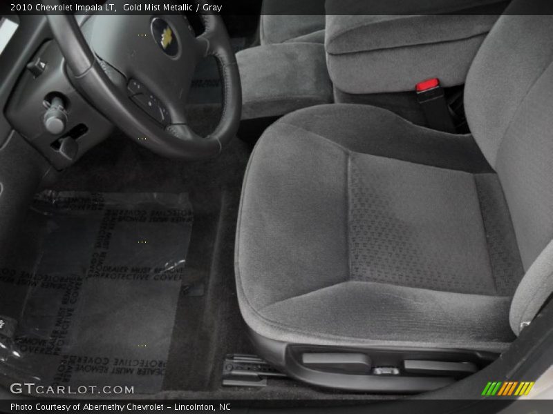 Gold Mist Metallic / Gray 2010 Chevrolet Impala LT