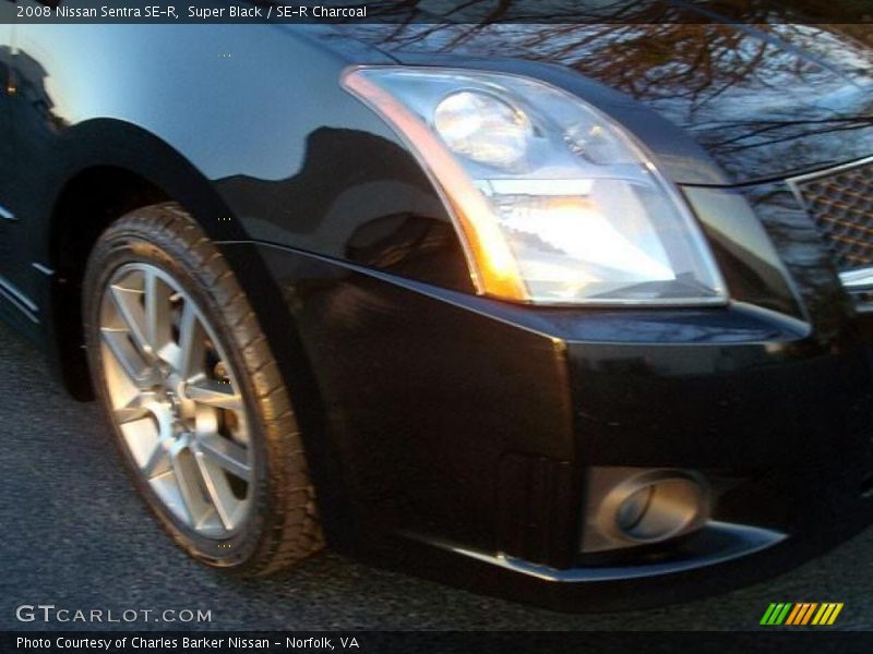 Super Black / SE-R Charcoal 2008 Nissan Sentra SE-R