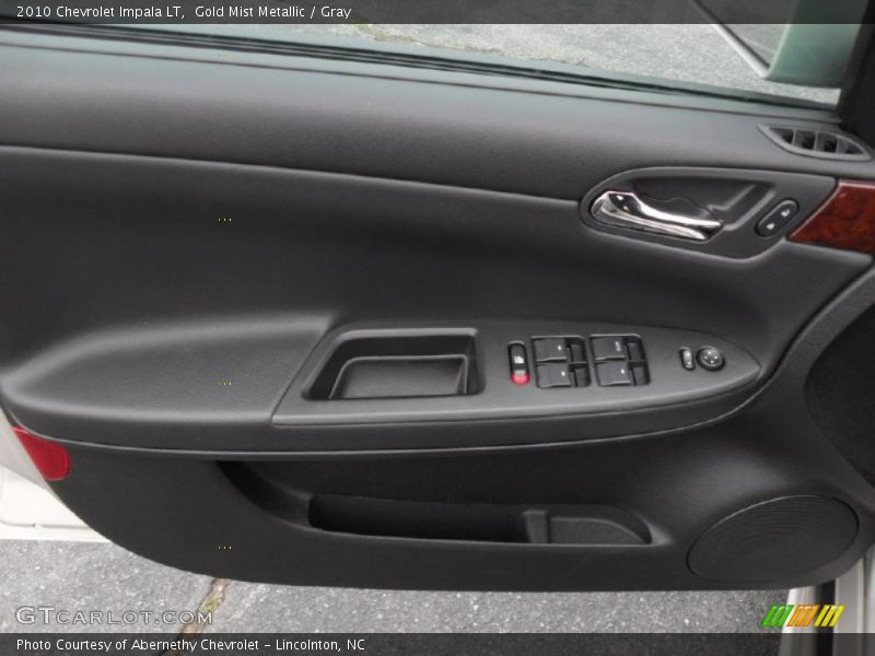 Gold Mist Metallic / Gray 2010 Chevrolet Impala LT