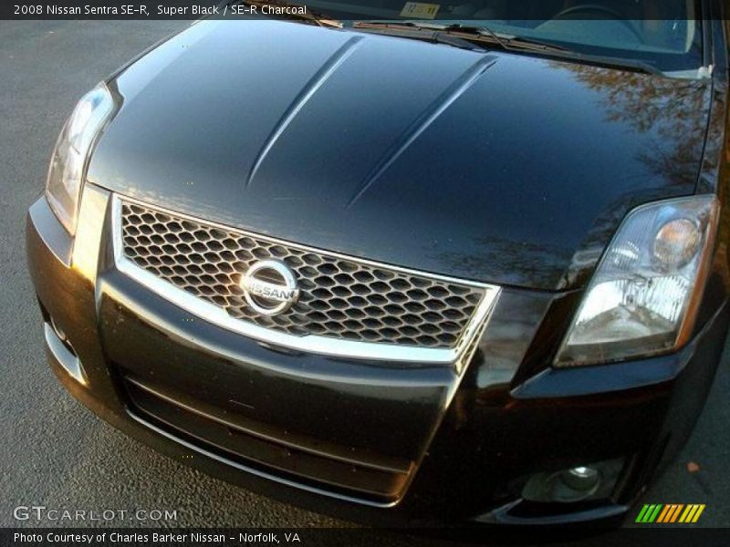 Super Black / SE-R Charcoal 2008 Nissan Sentra SE-R