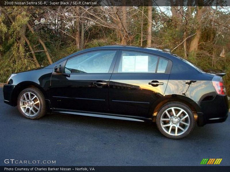 Super Black / SE-R Charcoal 2008 Nissan Sentra SE-R