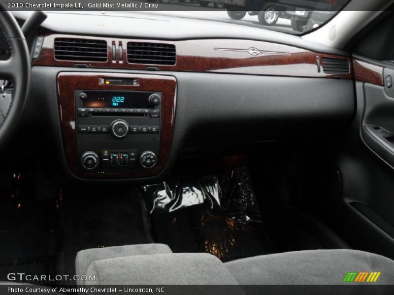 Gold Mist Metallic / Gray 2010 Chevrolet Impala LT