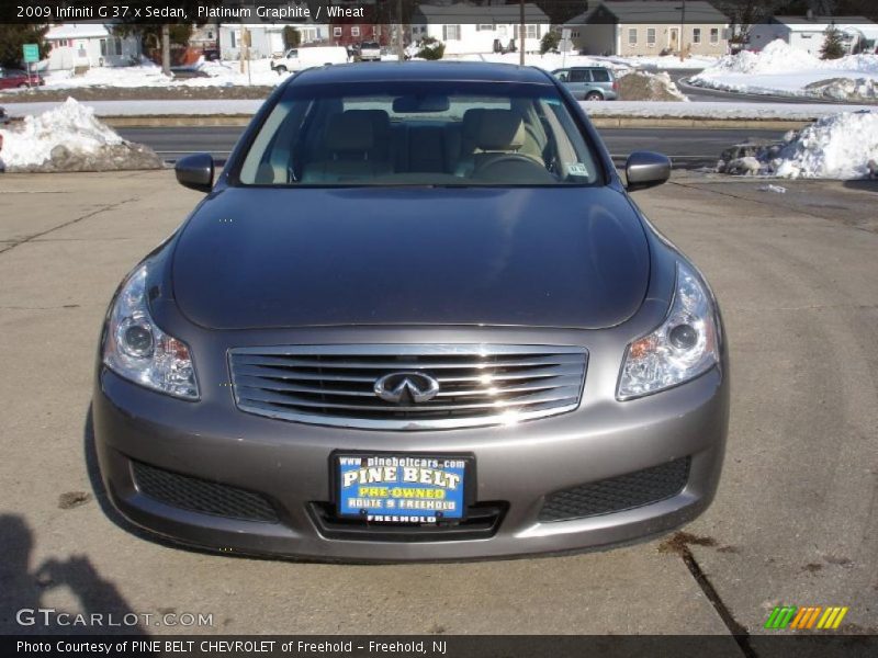 Platinum Graphite / Wheat 2009 Infiniti G 37 x Sedan