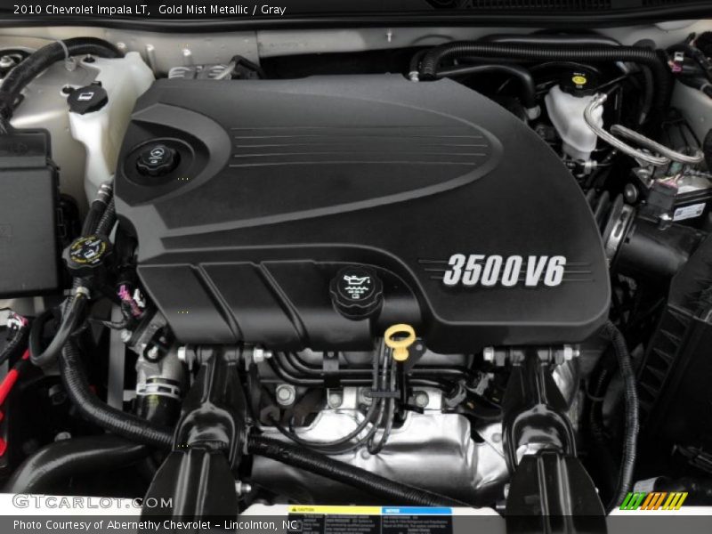 Gold Mist Metallic / Gray 2010 Chevrolet Impala LT