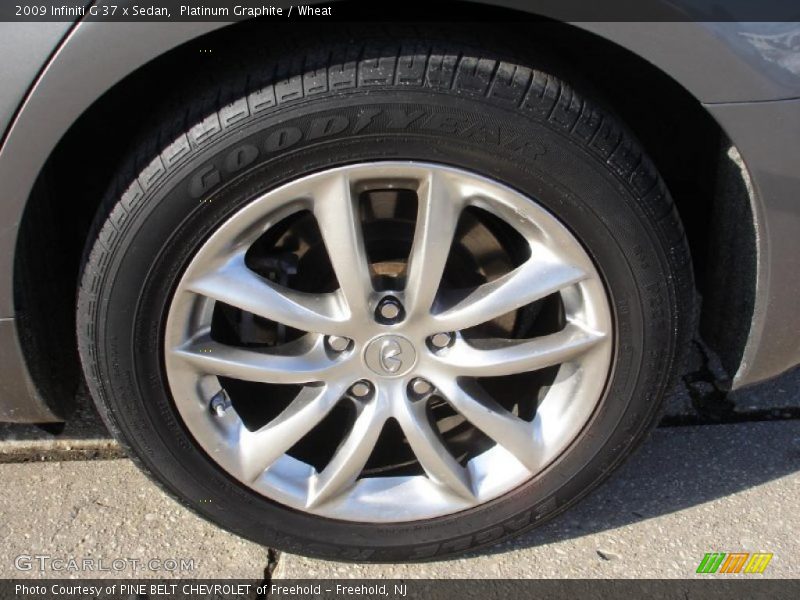 Platinum Graphite / Wheat 2009 Infiniti G 37 x Sedan