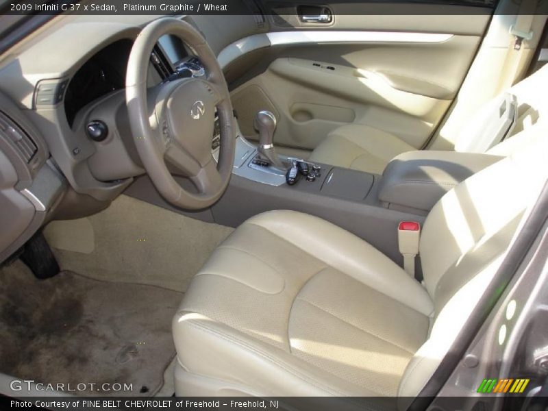 Platinum Graphite / Wheat 2009 Infiniti G 37 x Sedan