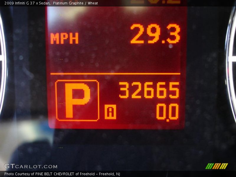 Platinum Graphite / Wheat 2009 Infiniti G 37 x Sedan