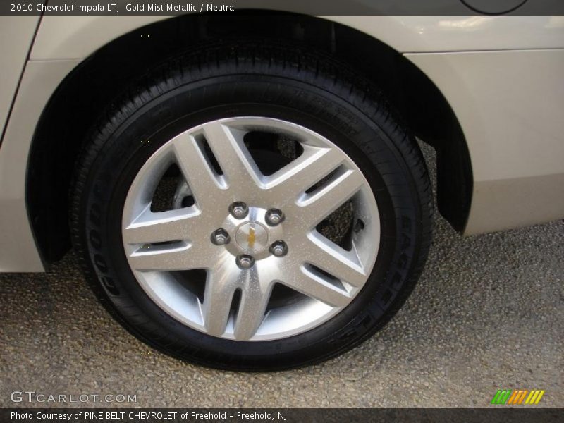 Gold Mist Metallic / Neutral 2010 Chevrolet Impala LT