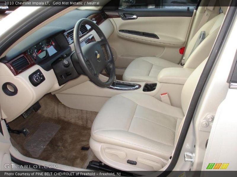 Gold Mist Metallic / Neutral 2010 Chevrolet Impala LT